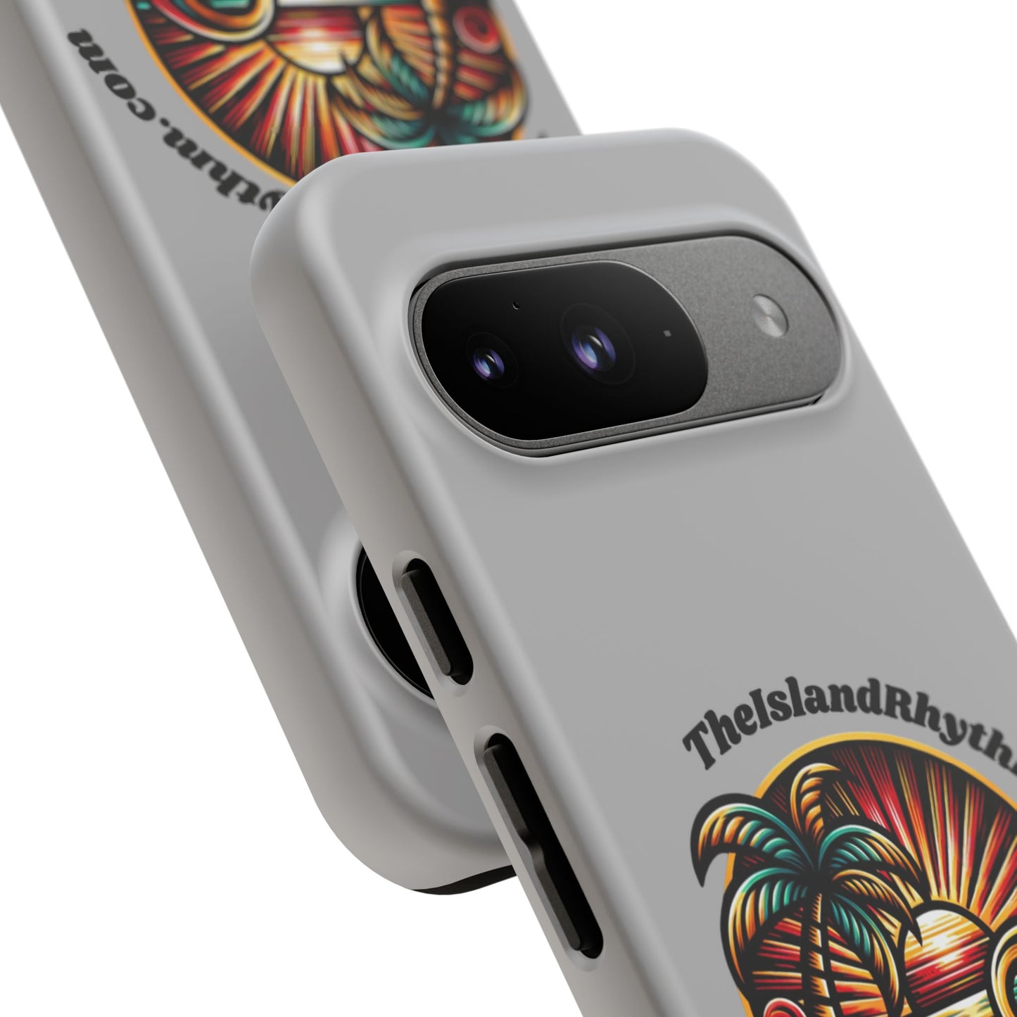 Tough Phone Case - Coastal Vibes with Inspirational Quote "Peace be the journey"