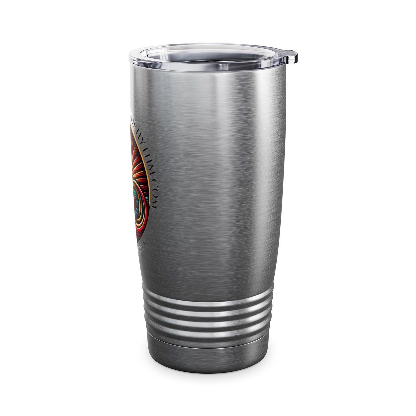 Tumbler Travel Mug Island Rhythm Design 20oz