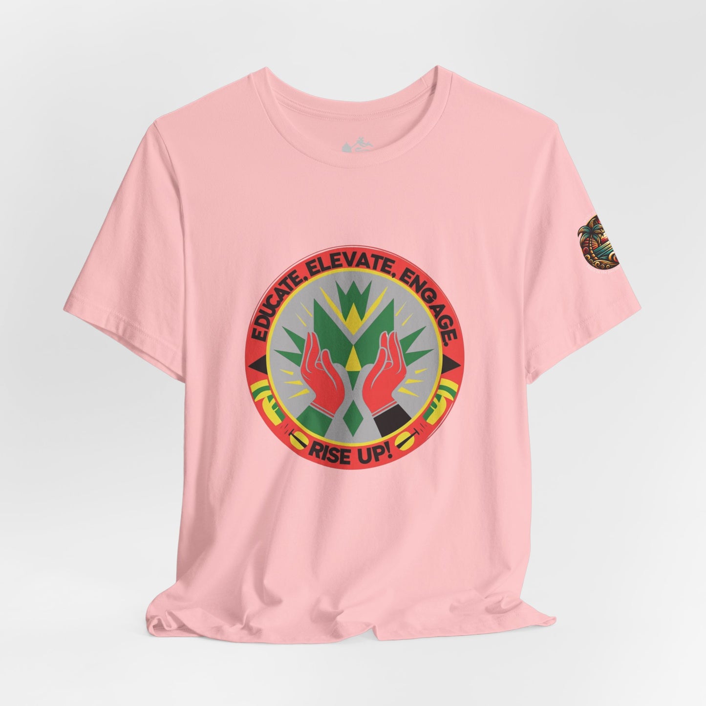 Mindful Living Unisex Tee - 'Educate, Elevate, Engage' Design