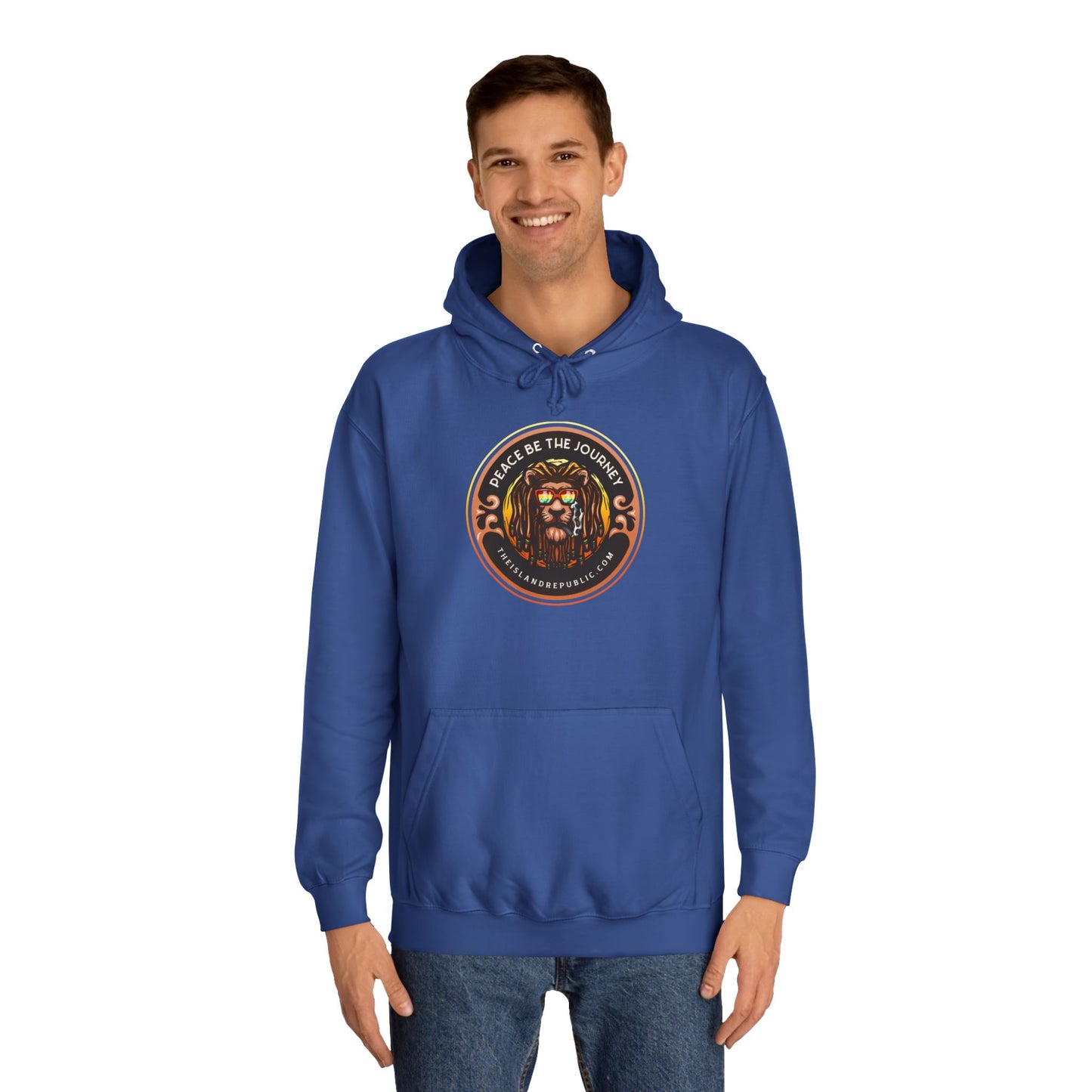 Rasta College Hoodie with Island Rhythm Hood