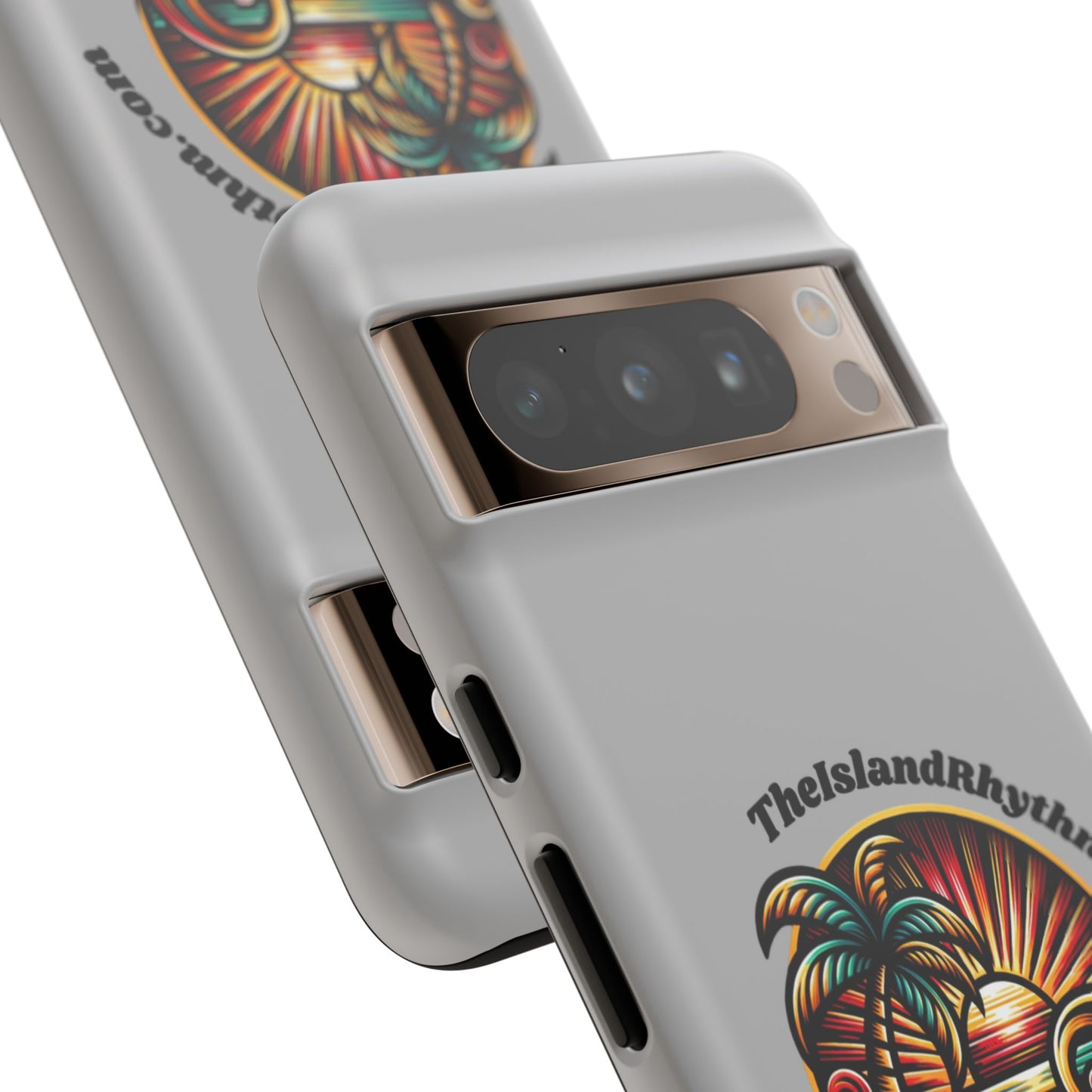 Tough Phone Case - Coastal Vibes with Inspirational Quote "Peace be the journey"