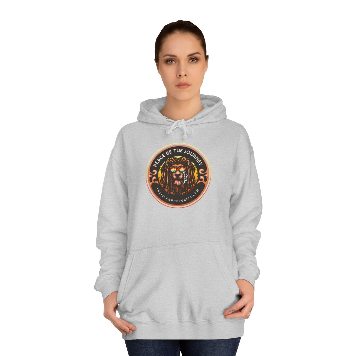 Rasta College Hoodie with Island Rhythm Hood