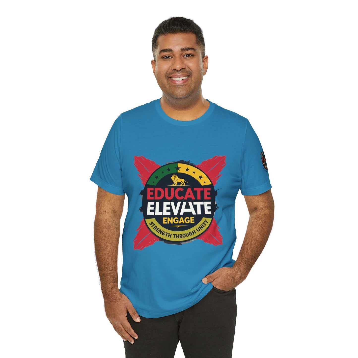 Empowering Statement Tee: Promote Unity & Strength, Ideal for Activism, Education Events, Casual Wear, Gift Ideas