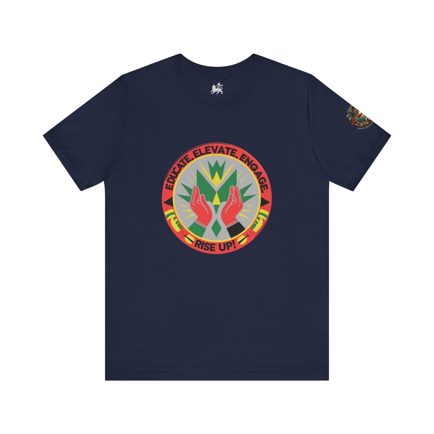 Mindful Living Unisex Tee - 'Educate, Elevate, Engage' Design