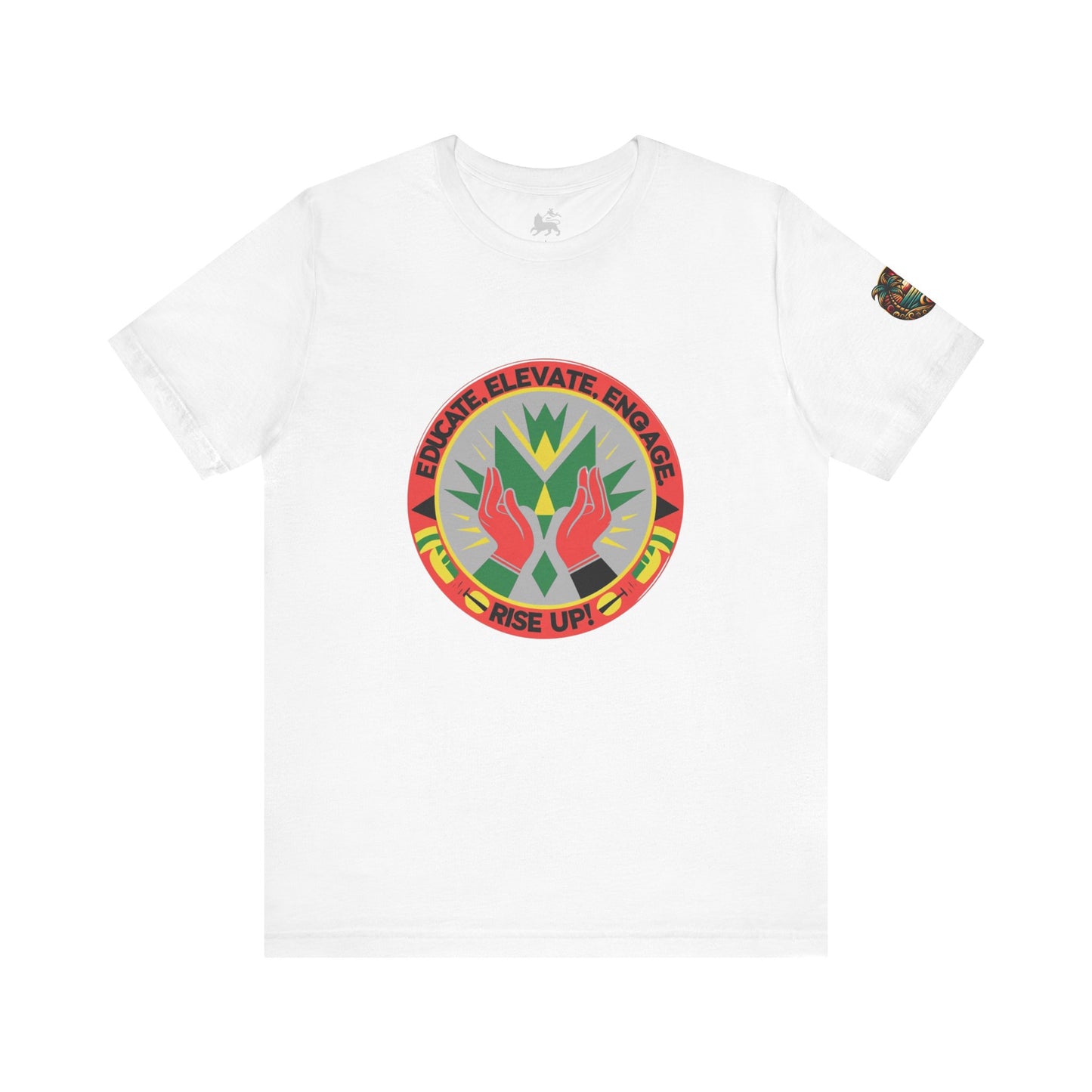 Mindful Living Unisex Tee - 'Educate, Elevate, Engage' Design