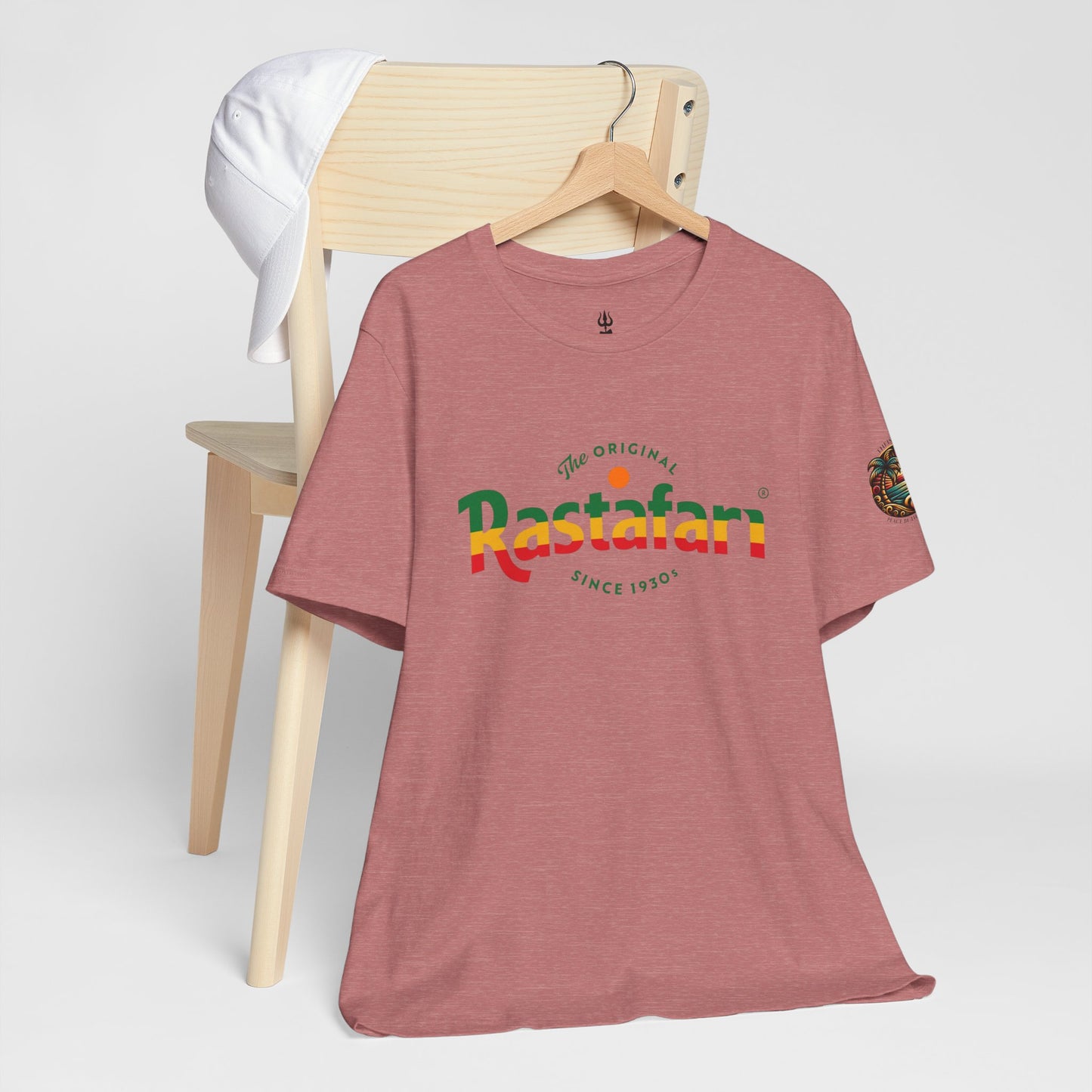 Rastafari Vibes Short Sleeve Tee, Unisex Jersey T-Shirt, Casual Wear, Festival Outfits, Gifts for Rasta Lovers
