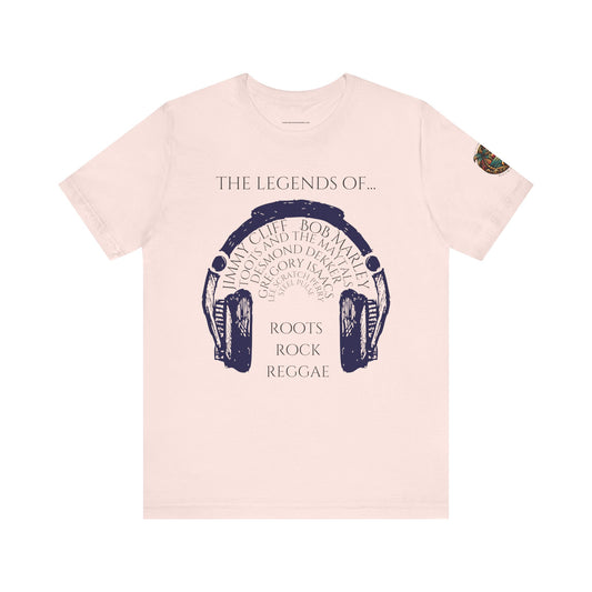 The Legends Of Reggae Unisex Tee - Music Lover's Short Sleeve Shirt - The Island Rhythm