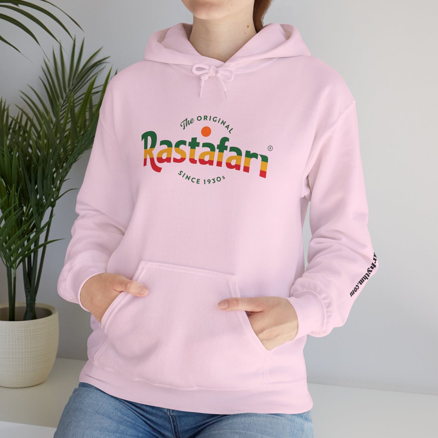 Rastafari Hoodie | Unisex Heavy Blend™ Sweatshirt, Cozy Streetwear, Gift for Culture Lovers, Relaxed Fit, Perfect for Casual Outings