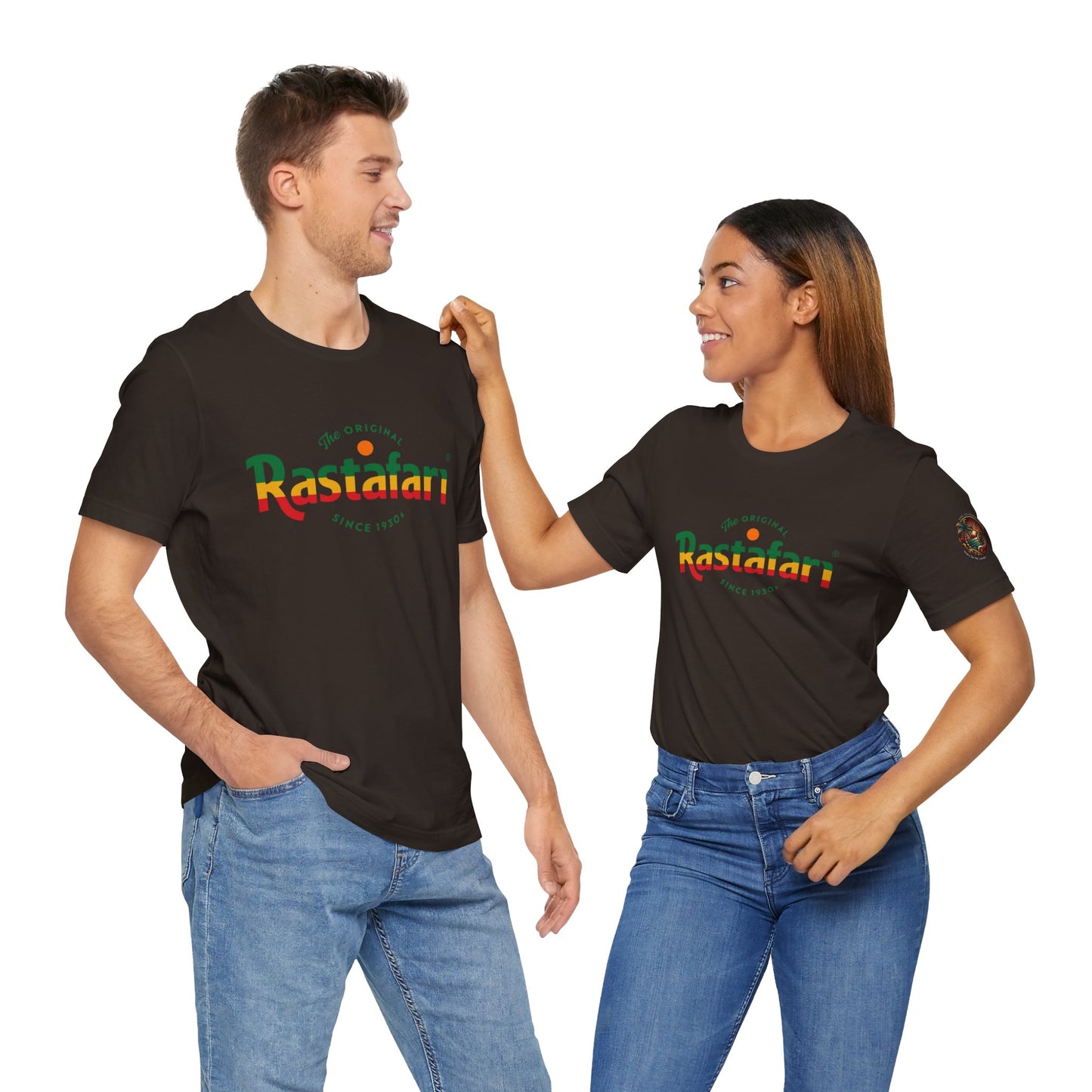 Rastafari Vibes Short Sleeve Tee, Unisex Jersey T-Shirt, Casual Wear, Festival Outfits, Gifts for Rasta Lovers