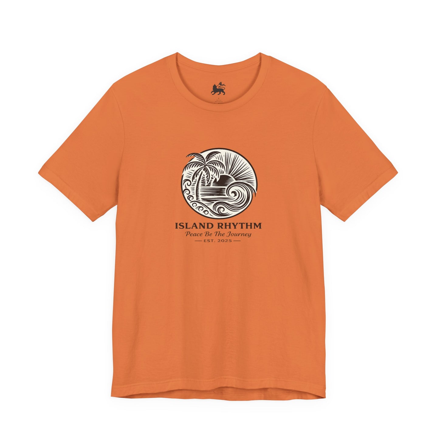 Island Rhythm Island Rhythm T Shirt Palm Tree Wave Graphic Tee – Vintage Reggae Style | Streetwear