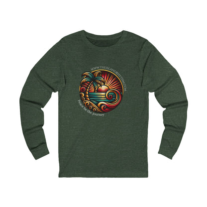 Island Journey Long Sleeve Tee - Adventure Awaits with Tropical Vibes - The Island Rhythm