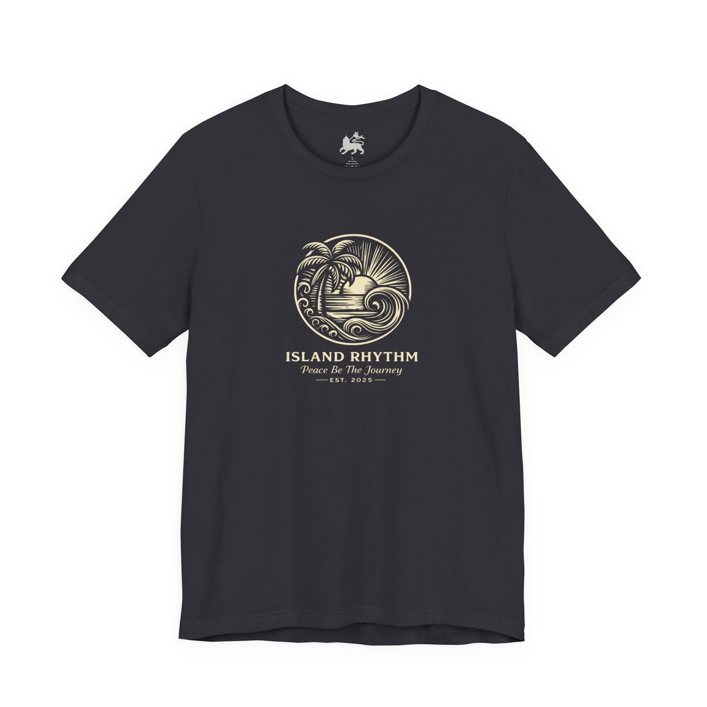 Island Rhythm Island Rhythm T Shirt Palm Tree Wave Graphic Tee – Vintage Reggae Style | Streetwear