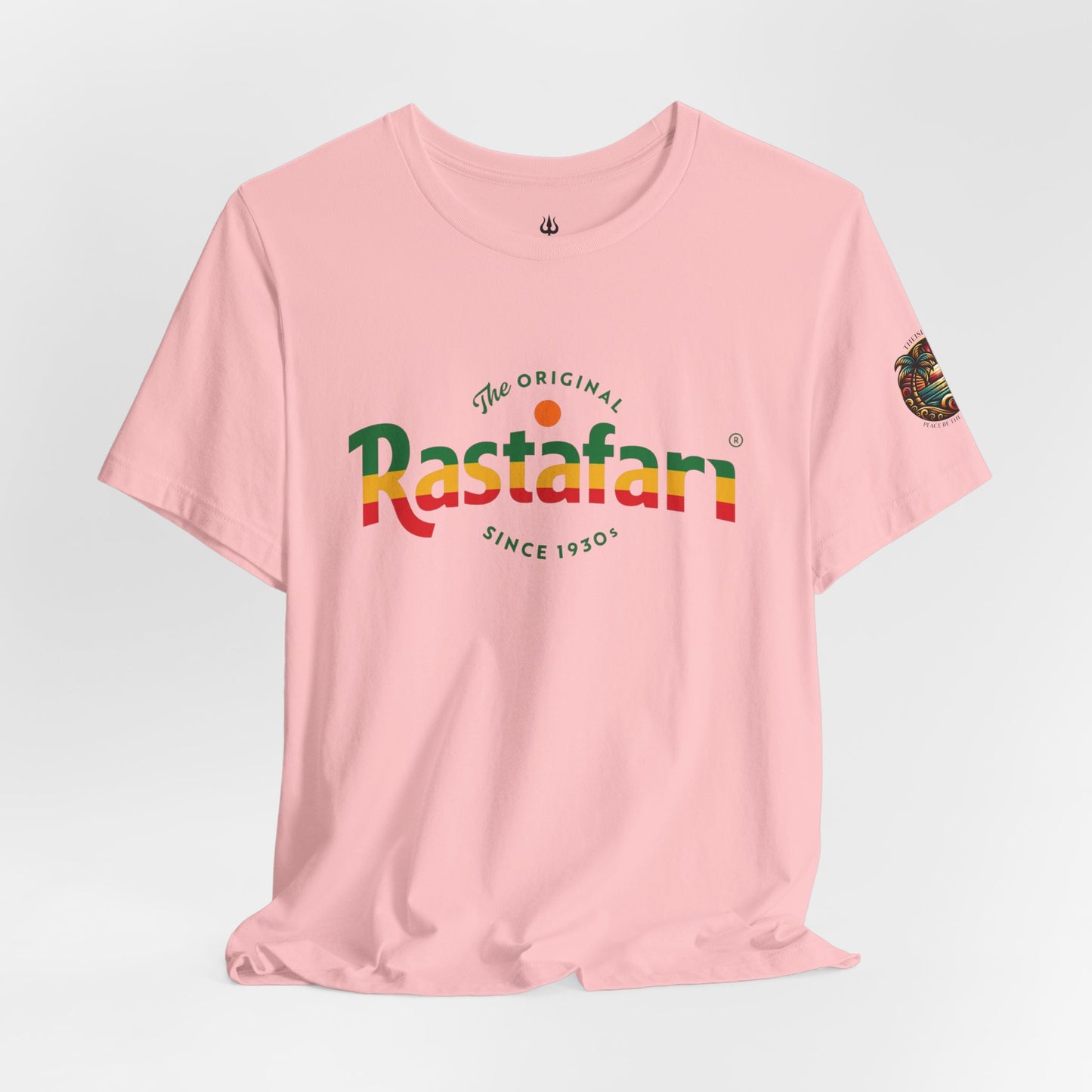 Rastafari Vibes Short Sleeve Tee, Unisex Jersey T-Shirt, Casual Wear, Festival Outfits, Gifts for Rasta Lovers