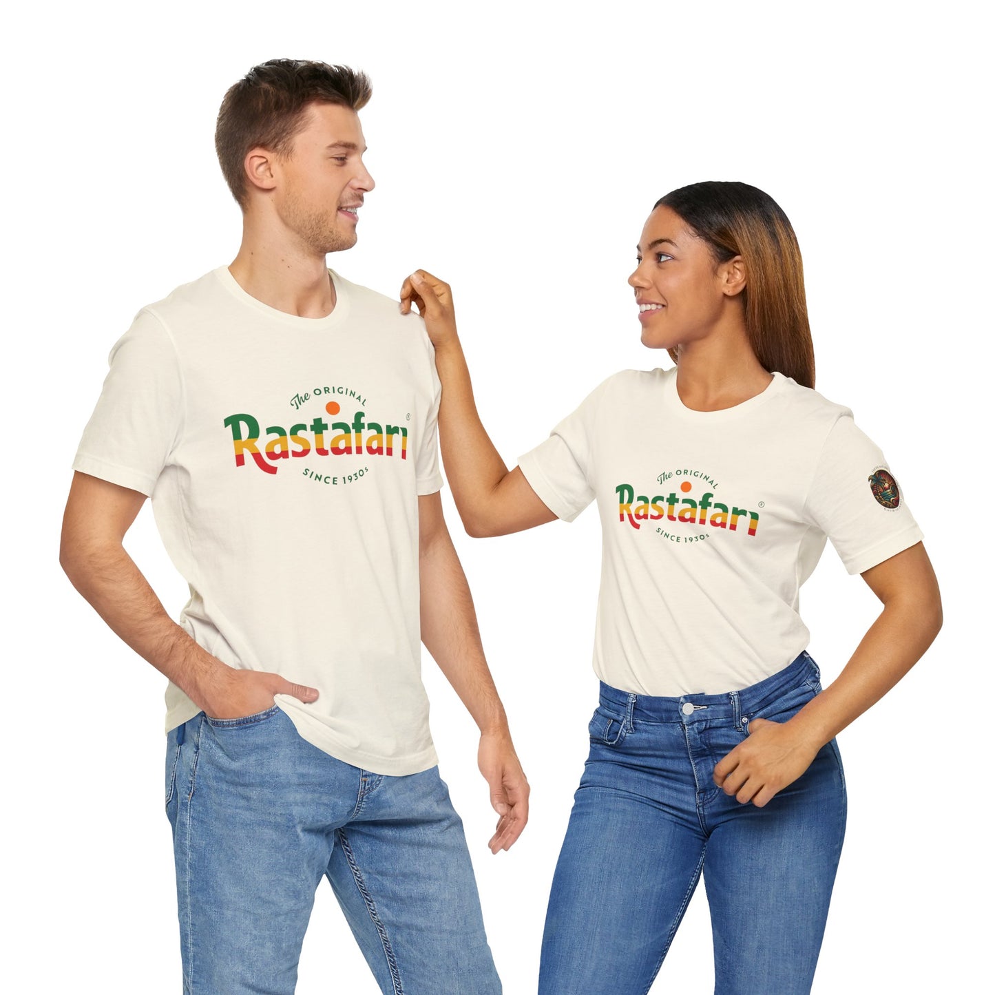 Rastafari Vibes Short Sleeve Tee, Unisex Jersey T-Shirt, Casual Wear, Festival Outfits, Gifts for Rasta Lovers