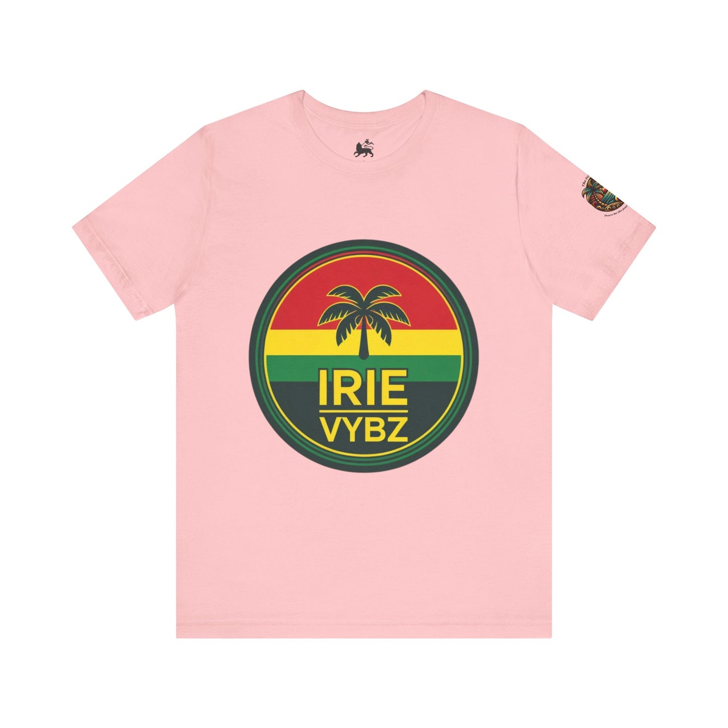 Irie Vybz Unisex Tee, Rasta Spirit Shirt, Beach Vibe Top, Reggae Music Gift, Summer Essentials, Casual Wear, Festival Apparel