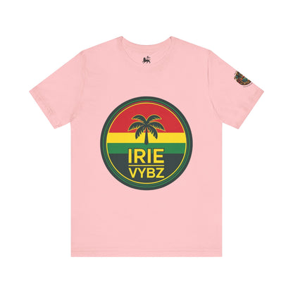 Irie Vybz Unisex Tee, Rasta Spirit Shirt, Beach Vibe Top, Reggae Music Gift, Summer Essentials, Casual Wear, Festival Apparel - The Island Rhythm