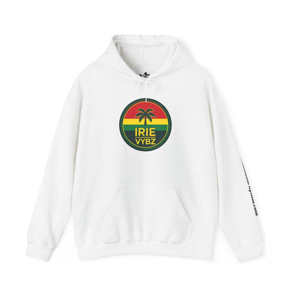 Irie Vybz Unisex Hooded Sweatshirt, Casual Streetwear, Reggae Vibes, Cozy Pullover, Gift for Music Lovers - The Island Rhythm