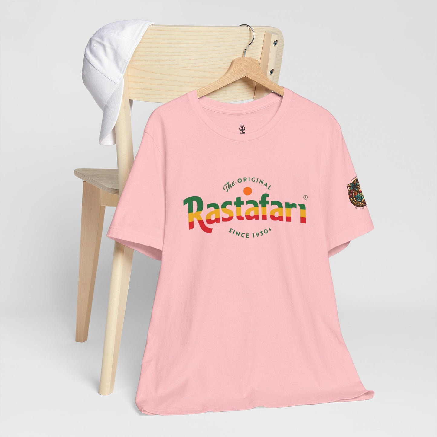 Rastafari Vibes Short Sleeve Tee, Unisex Jersey T-Shirt, Casual Wear, Festival Outfits, Gifts for Rasta Lovers