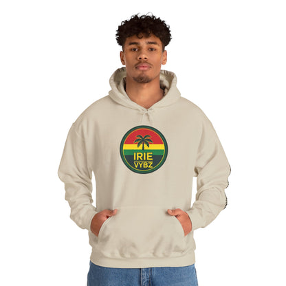 Irie Vybz Unisex Hooded Sweatshirt, Casual Streetwear, Reggae Vibes, Cozy Pullover, Gift for Music Lovers - The Island Rhythm