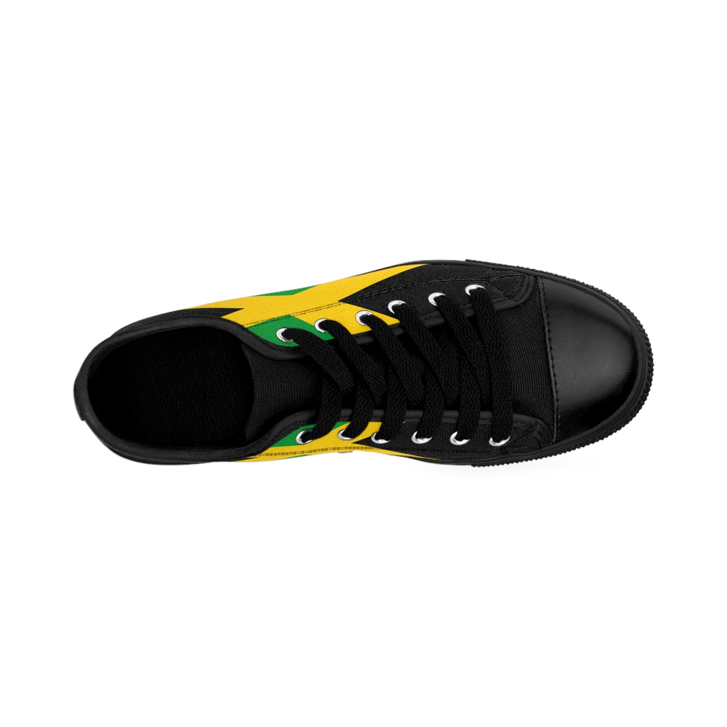 Jamaican Flag Men's Sneakers, Casual Footwear