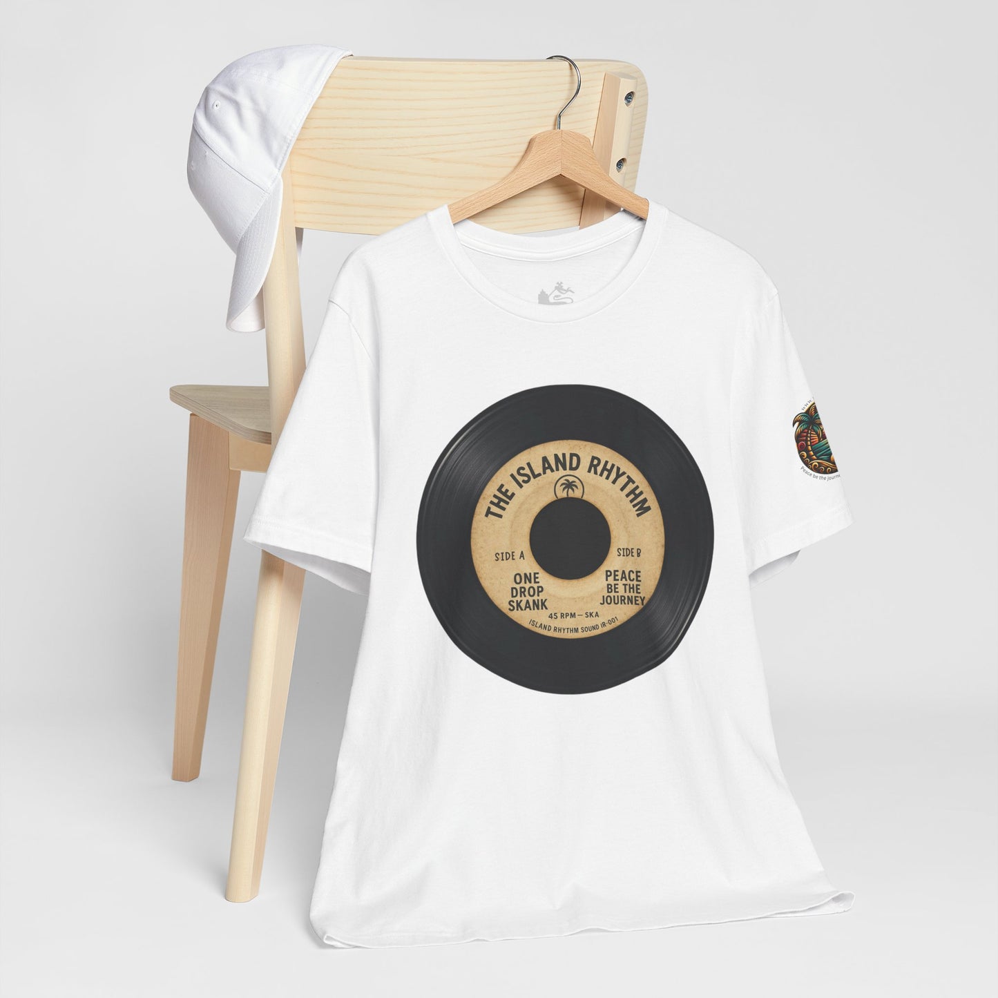 Vinyl Record Tee — The Island Rhythm Retro Music T‑Shirt - The Island Rhythm