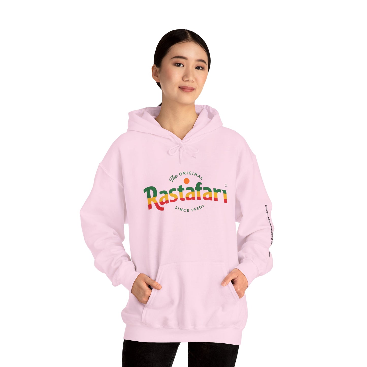 Rastafari Hoodie | Unisex Heavy Blend™ Sweatshirt, Cozy Streetwear, Gift for Culture Lovers, Relaxed Fit, Perfect for Casual Outings