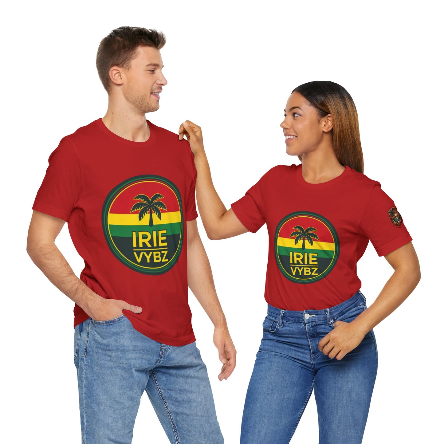 Irie Vybz Unisex Tee, Rasta Spirit Shirt, Beach Vibe Top, Reggae Music Gift, Summer Essentials, Casual Wear, Festival Apparel