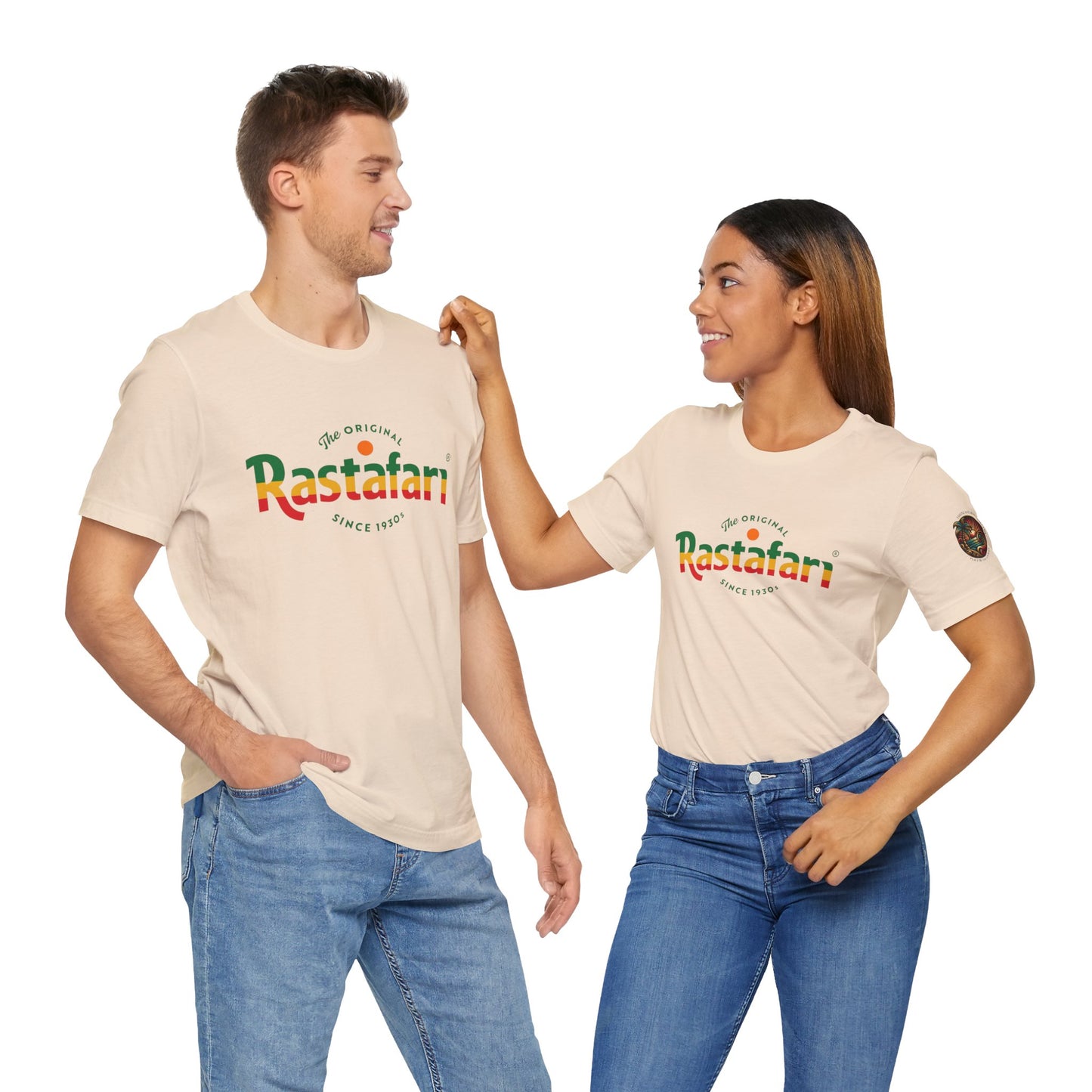 Rastafari Vibes Short Sleeve Tee, Unisex Jersey T-Shirt, Casual Wear, Festival Outfits, Gifts for Rasta Lovers