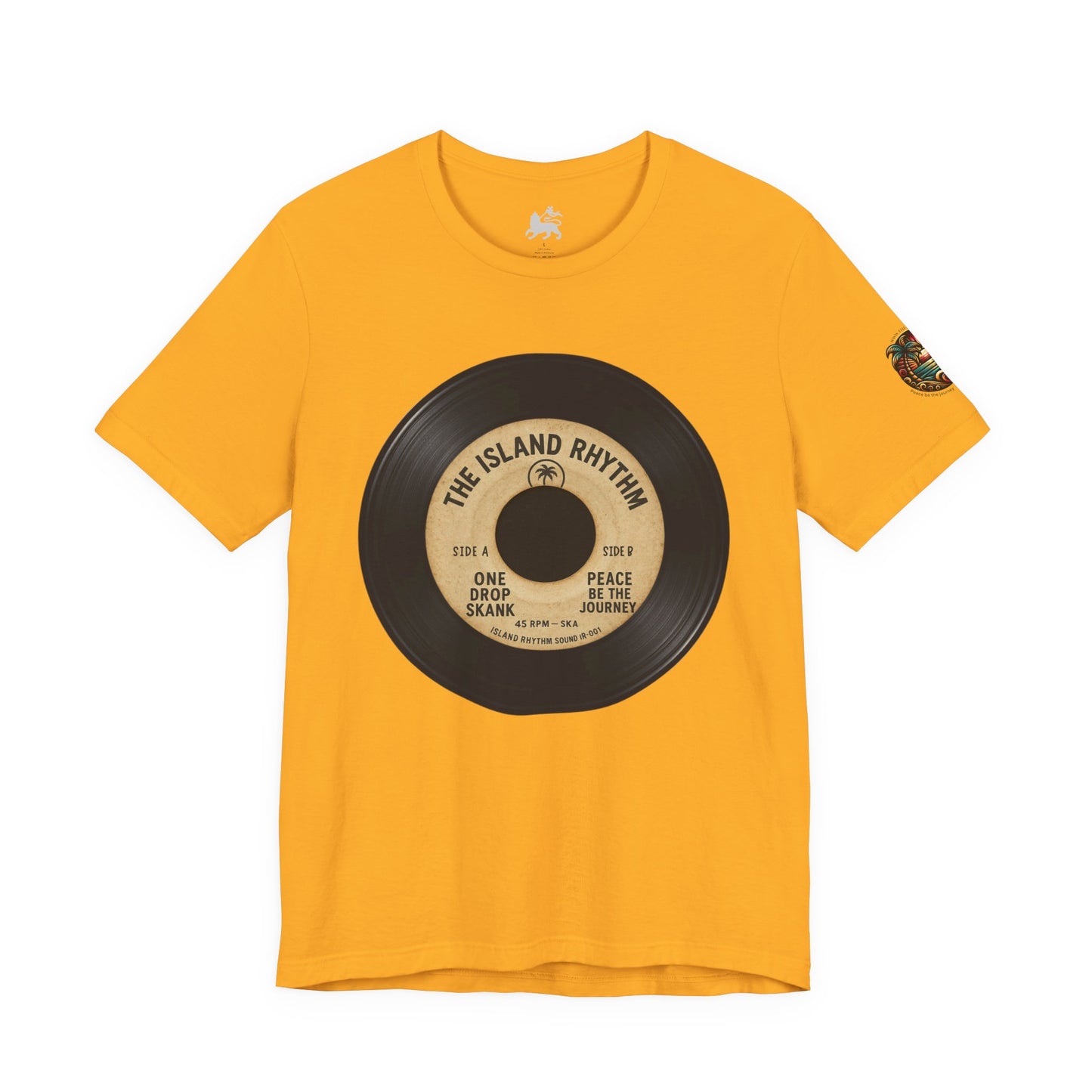 Vinyl Record Tee — The Island Rhythm Retro Music T‑Shirt - The Island Rhythm