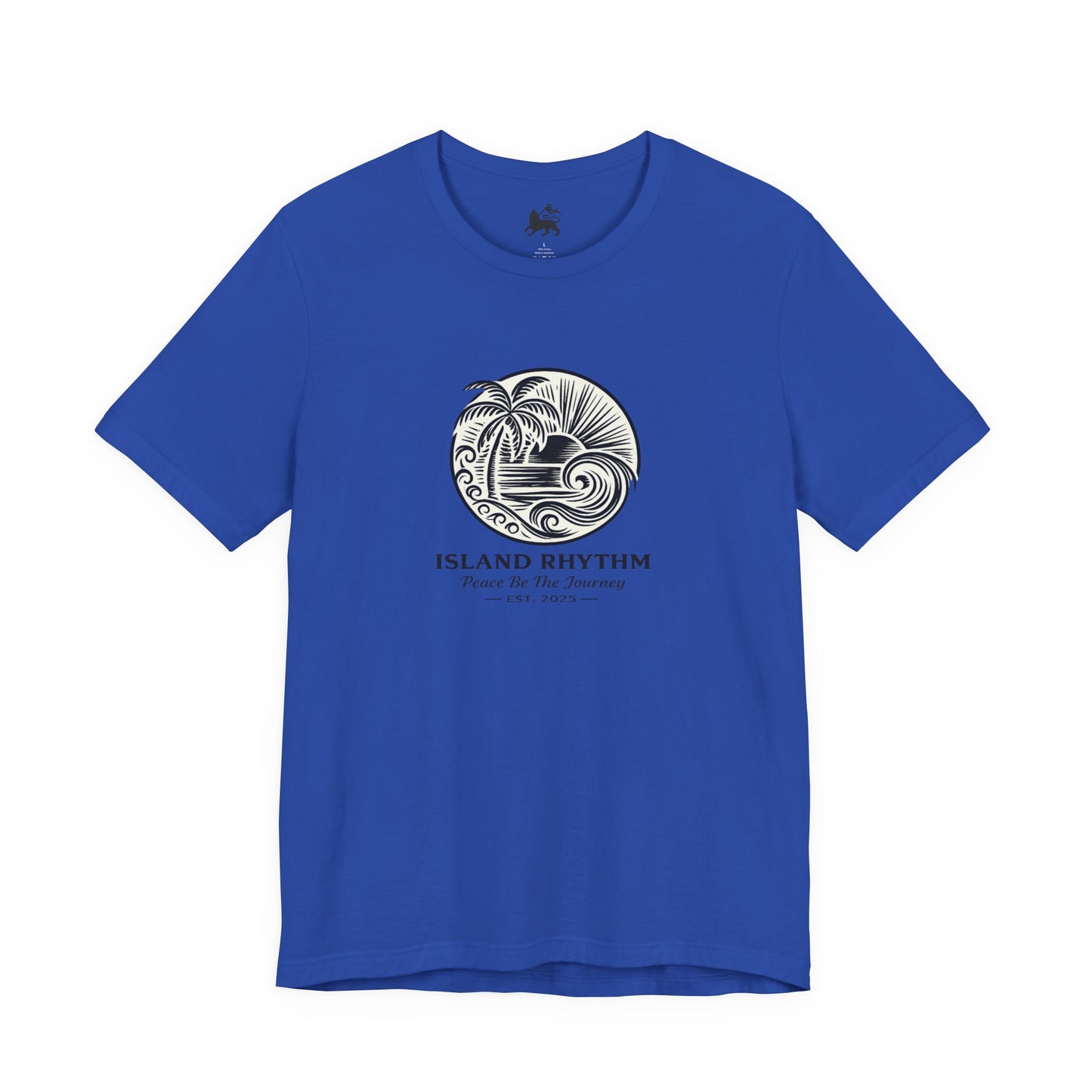 Island Rhythm Island Rhythm T Shirt Palm Tree Wave Graphic Tee – Vintage Reggae Style | Streetwear