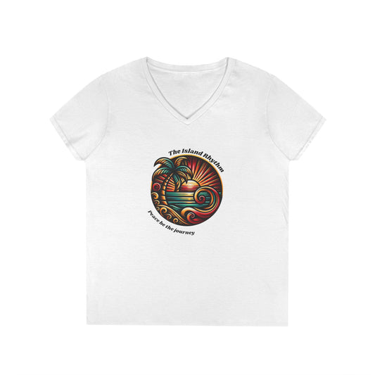 V-Neck T-Shirt Island Rhythm Pride
