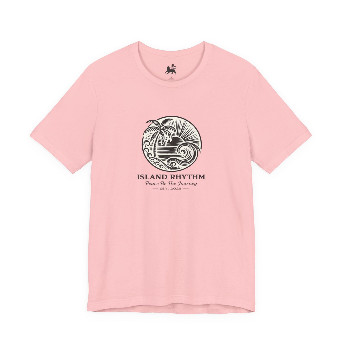 Island Rhythm Island Rhythm T Shirt Palm Tree Wave Graphic Tee – Vintage Reggae Style | Streetwear