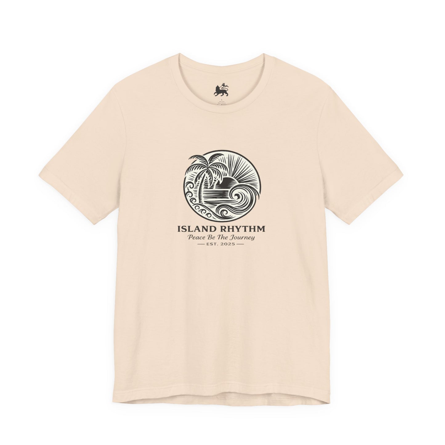 Island Rhythm Island Rhythm T Shirt Palm Tree Wave Graphic Tee – Vintage Reggae Style | Streetwear