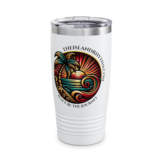 Tumbler Travel Mug Island Rhythm Design 20oz