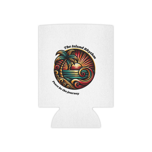 Tropical Paradise Can Cooler - 'Peace Be The Journey' Design