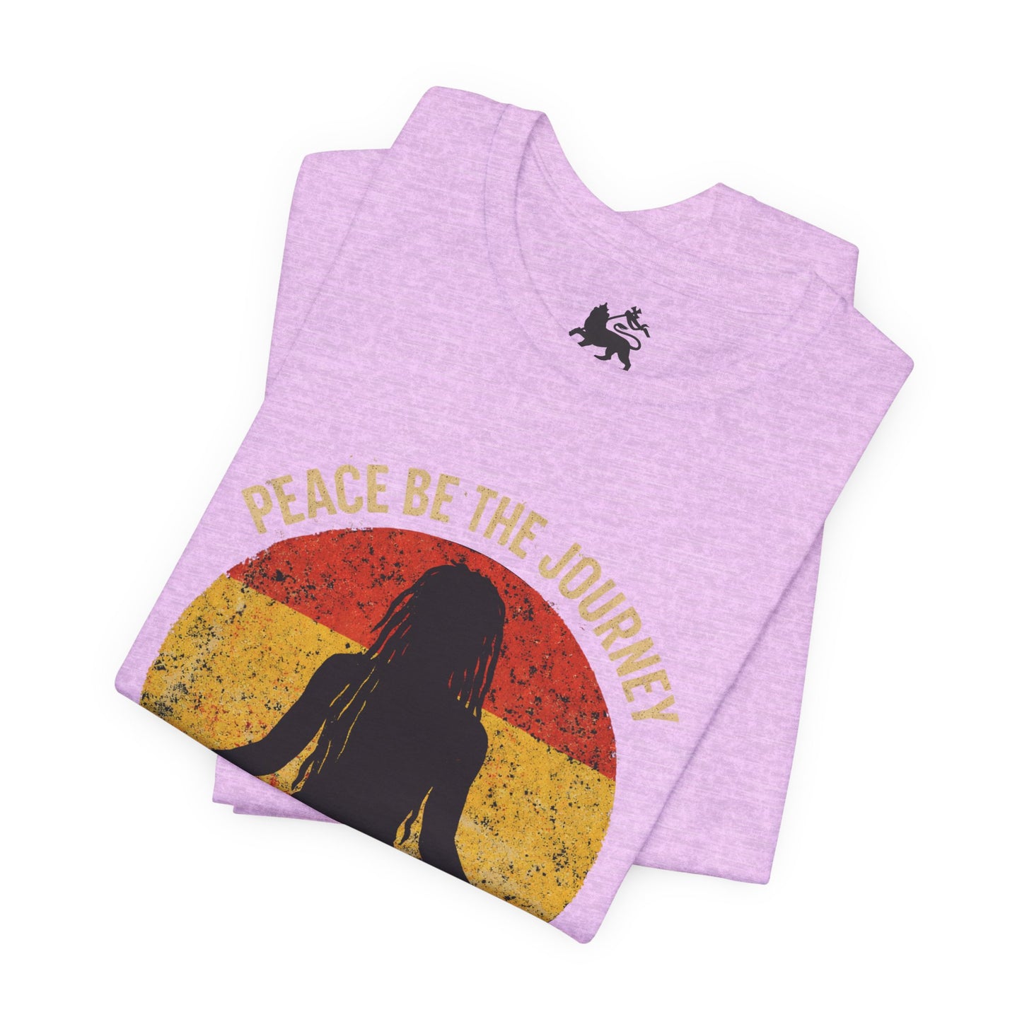 Island Rhythm Peace Be The Journey Retro Roots Tee – Vintage Reggae Style | Streetwear