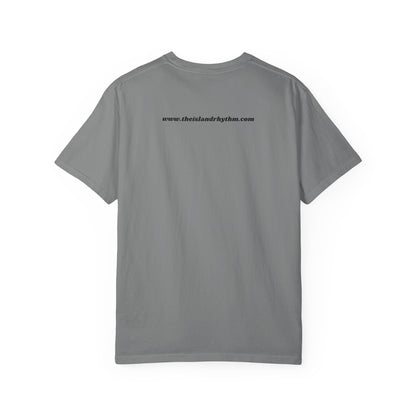 Garment-Dyed T-shirt Island Rhythm Peace Love Compassion - The Island Rhythm