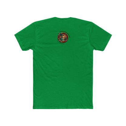 Jamaican Pride Unisex Cotton Crew Tee - Out of Many, One People Graphic T-Shirt - The Island Rhythm
