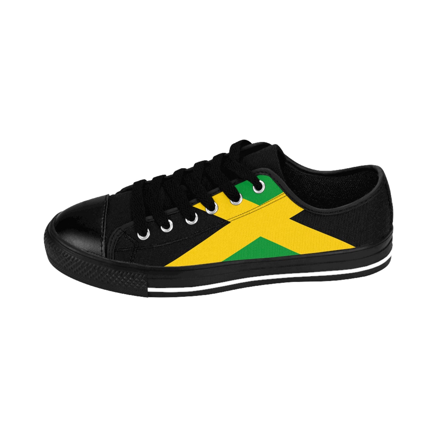 Jamaican Flag Men's Sneakers, Casual Footwear