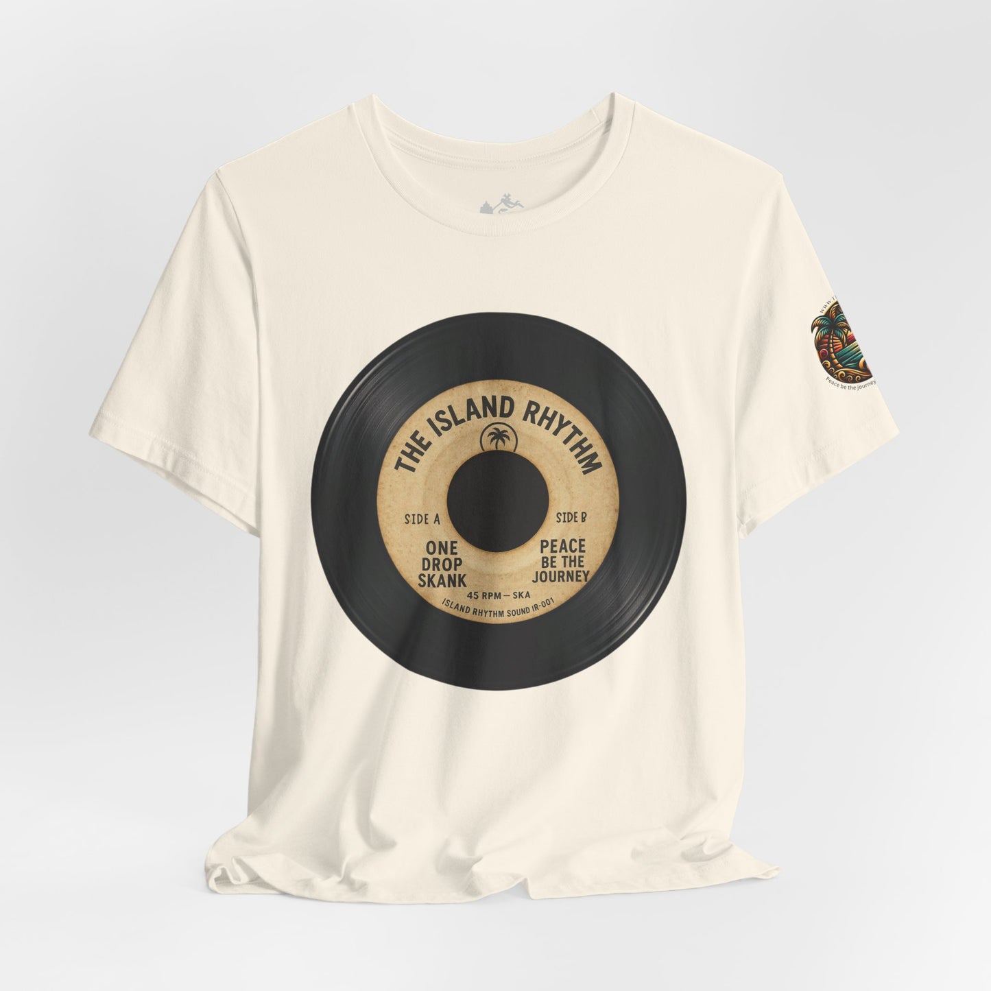 Vinyl Record Tee — The Island Rhythm Retro Music T‑Shirt - The Island Rhythm