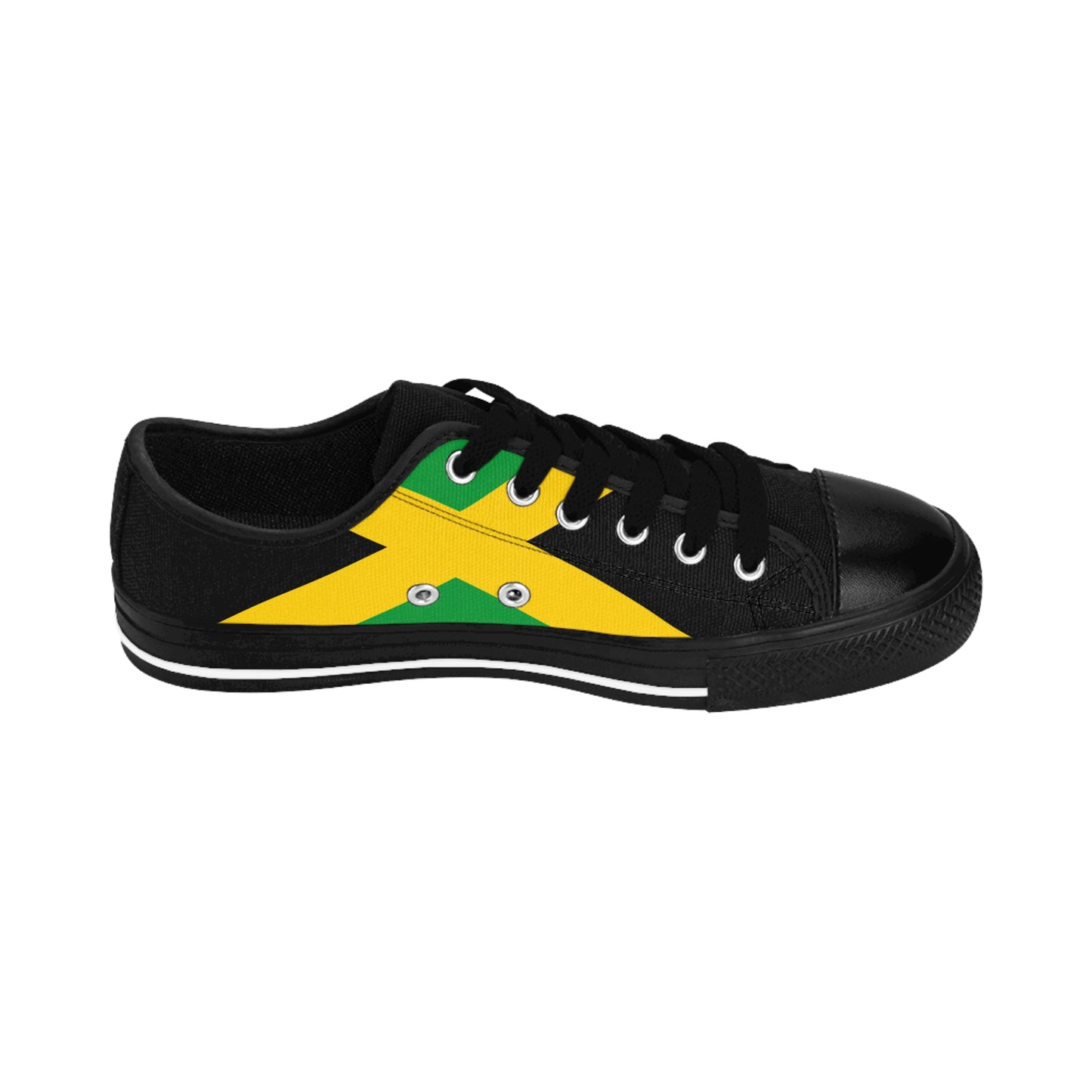 Jamaican Flag Men's Sneakers, Casual Footwear