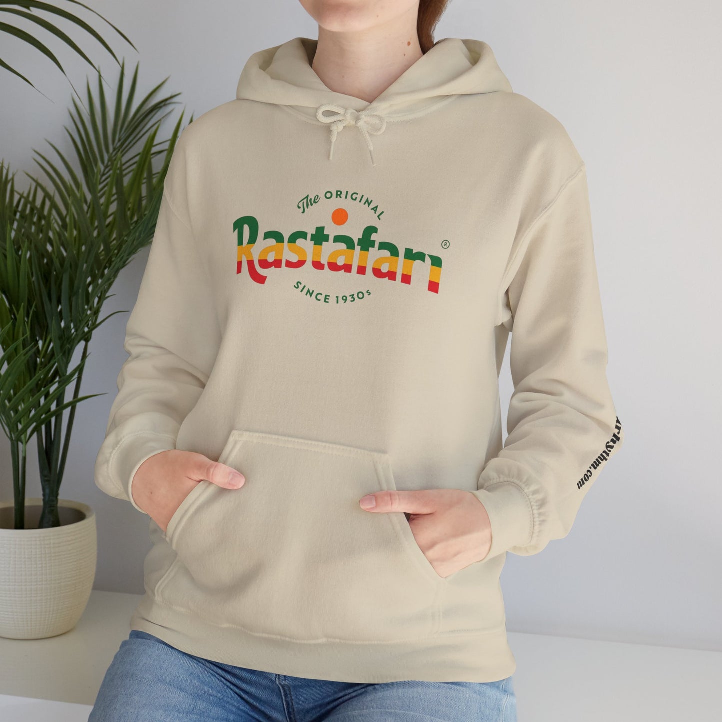Rastafari Hoodie | Unisex Heavy Blend™ Sweatshirt, Cozy Streetwear, Gift for Culture Lovers, Relaxed Fit, Perfect for Casual Outings