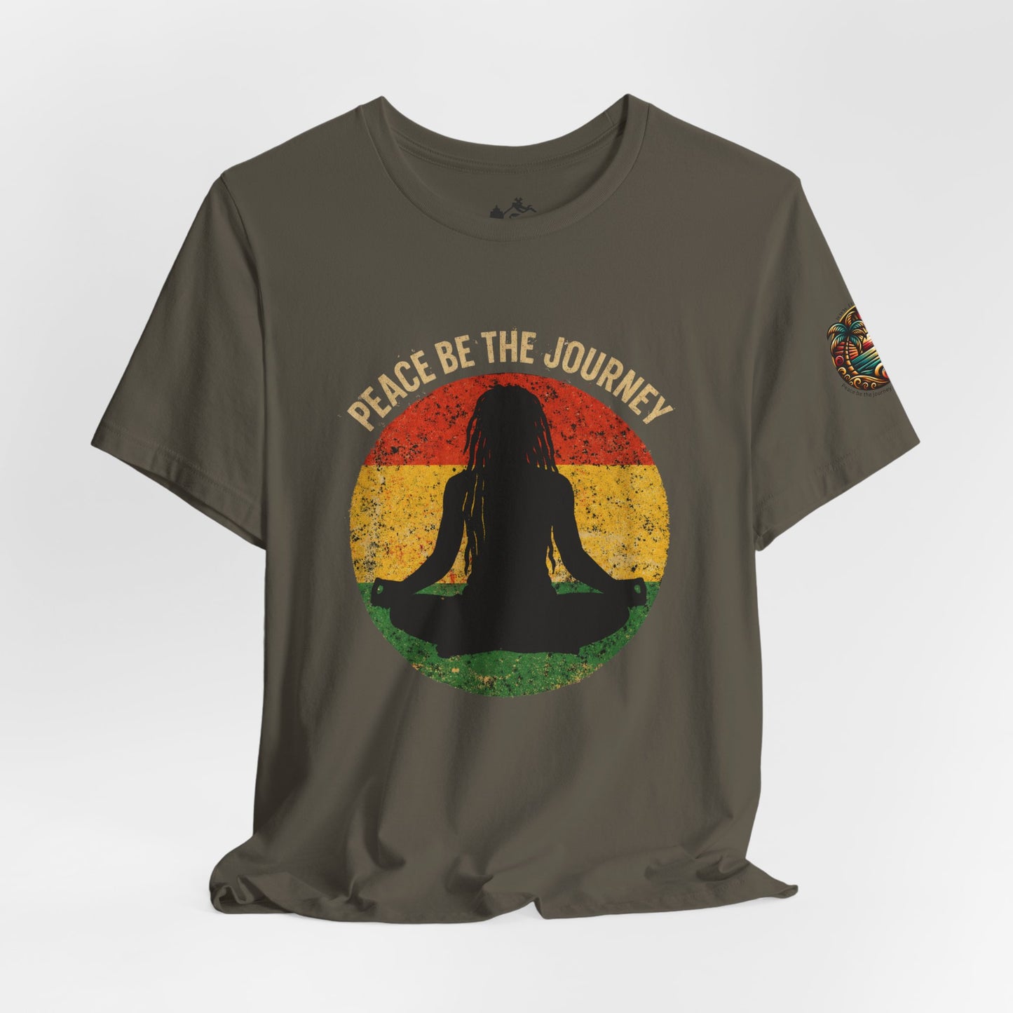 Peace Be The Journey Retro Roots Tee - The Island Rhythm