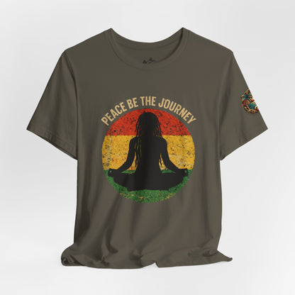 Peace Be The Journey Retro Roots Tee - The Island Rhythm