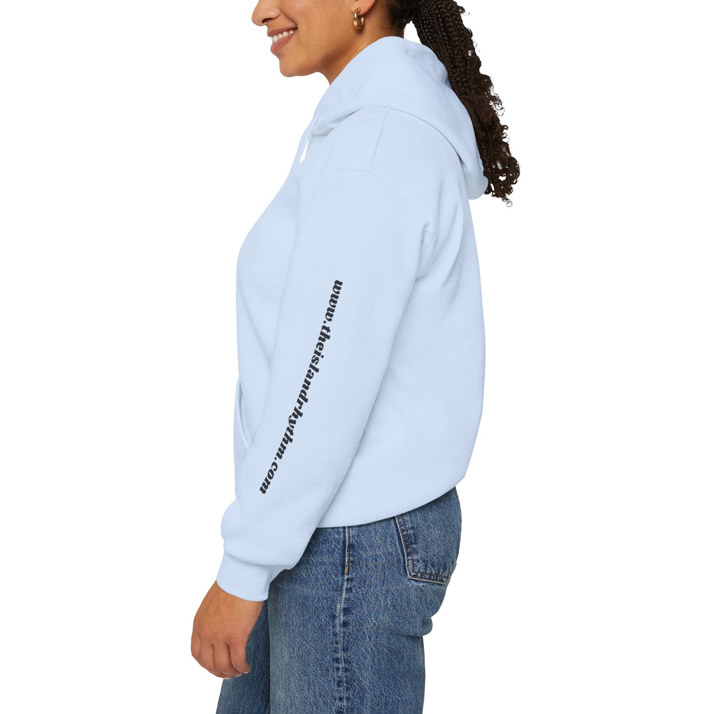 Irie Vybz Unisex Hooded Sweatshirt, Casual Streetwear, Reggae Vibes, Cozy Pullover, Gift for Music Lovers