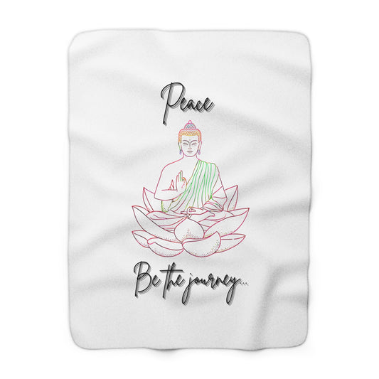 Fleece Blanket - Peace Be The Journey - The Island Rhythm