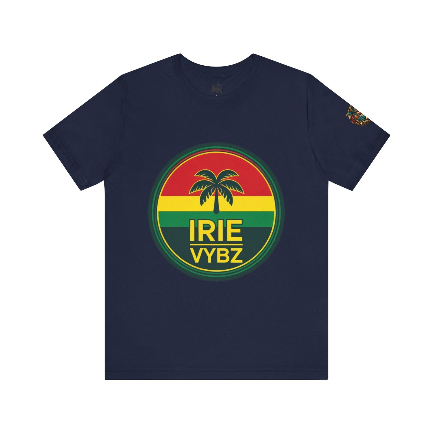 Irie Vybz Unisex Tee, Rasta Spirit Shirt, Beach Vibe Top, Reggae Music Gift, Summer Essentials, Casual Wear, Festival Apparel
