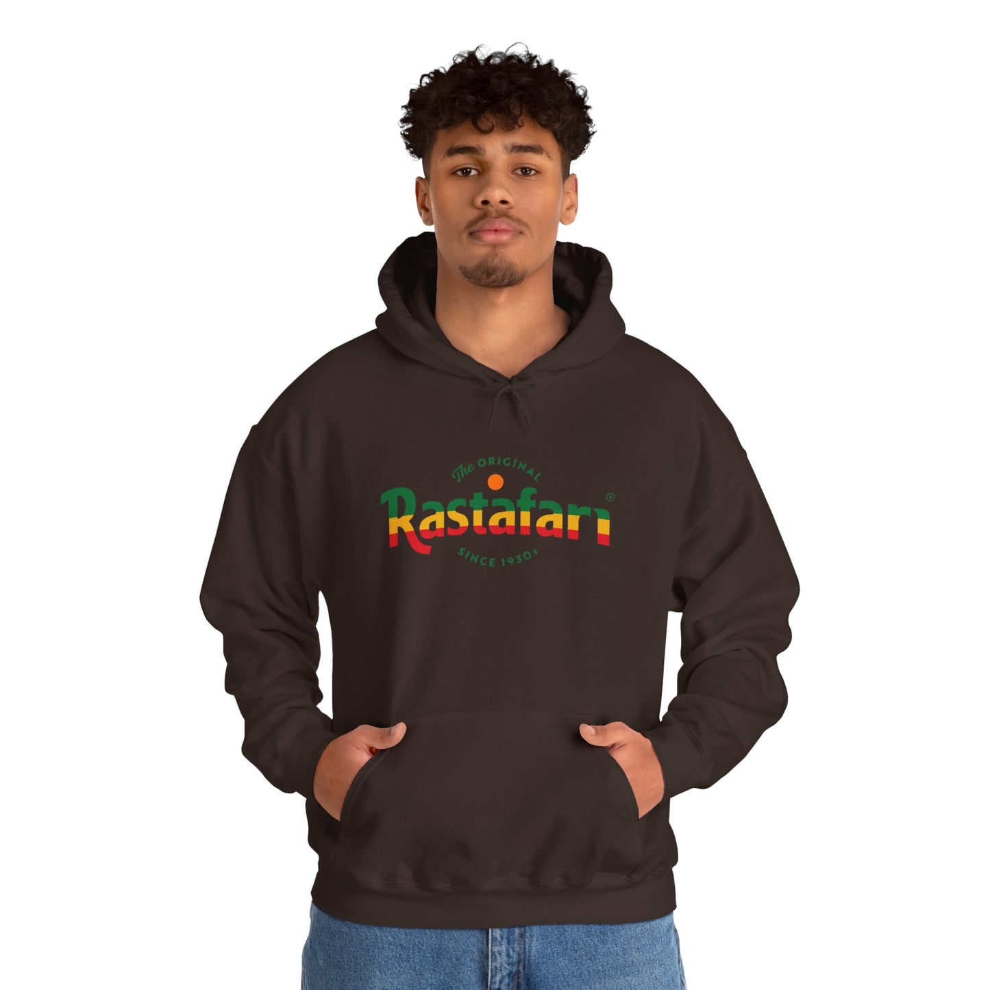 Rastafari Hoodie | Unisex Heavy Blend™ Sweatshirt, Cozy Streetwear, Gift for Culture Lovers, Relaxed Fit, Perfect for Casual Outings