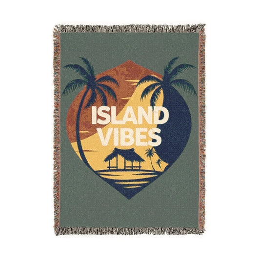 Woven Blanket - Island Rhythm Island Vibes Design