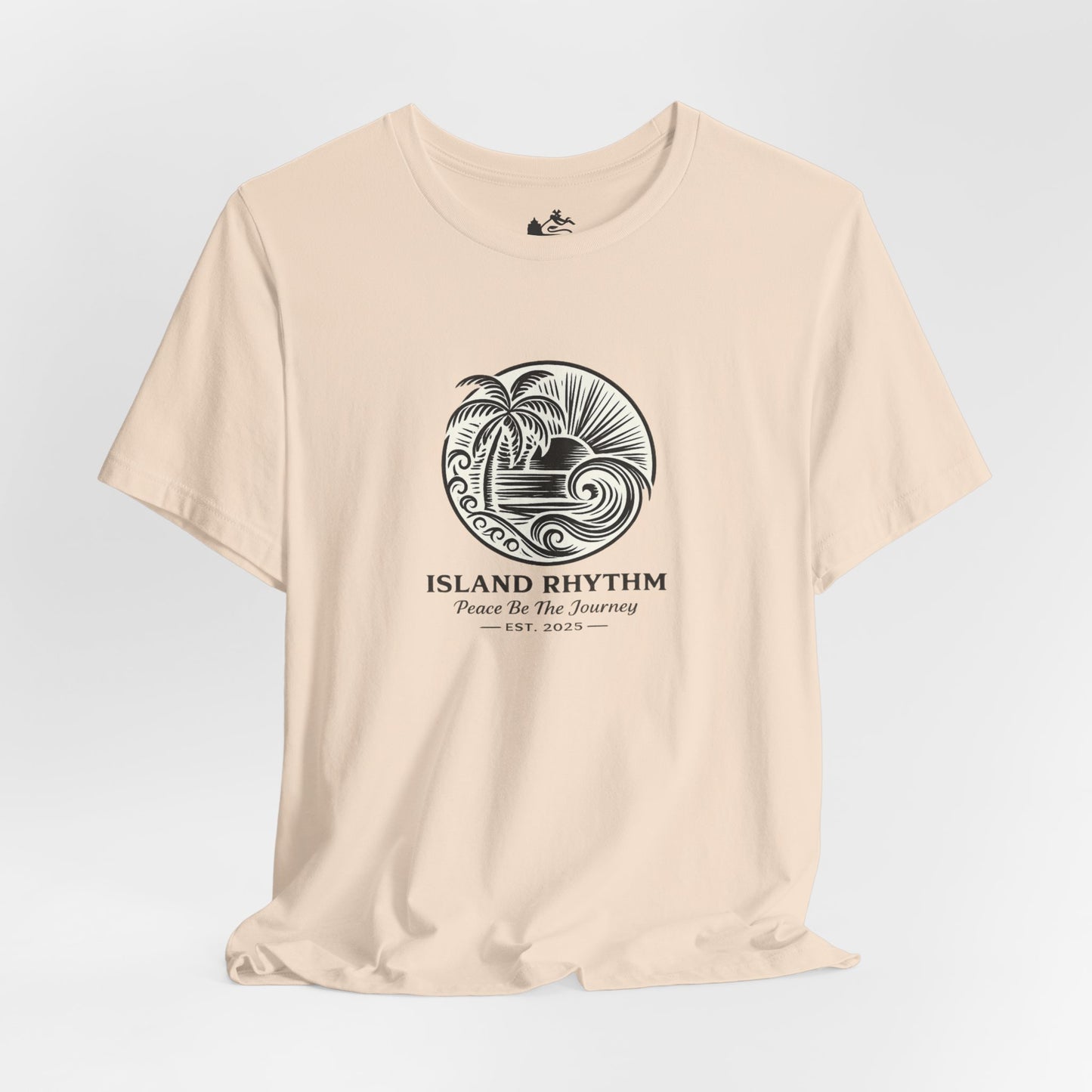 Island Rhythm Island Rhythm T Shirt Palm Tree Wave Graphic Tee – Vintage Reggae Style | Streetwear